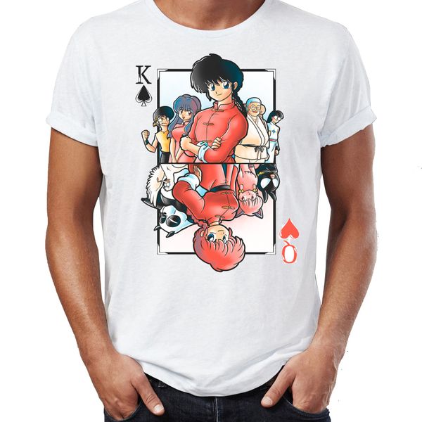 

мужская футболка ранма манга аниме удивительный работа printed tee
