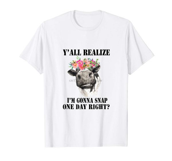 

fashion men t shirt you all realize cow shirt 100% cotton
