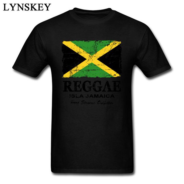 

casual vintage reggae jamaica flag print men t shirts cotton tees male cool clothes simple style customized