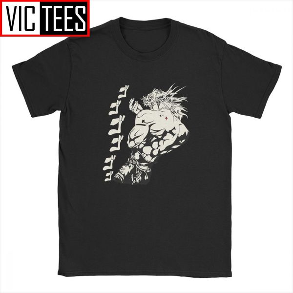 

dio brando jojos bizarre adventure t-shirts men pure cotton t shirt joestar anime kujo blood otaku short sleeve tees