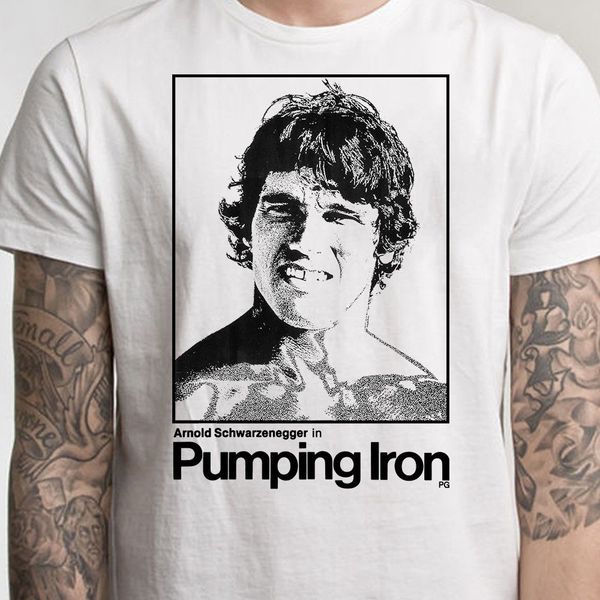 

arnold schwarzenegger pumping iron performance 2019 fashion men fashion design summer cool tees shirt