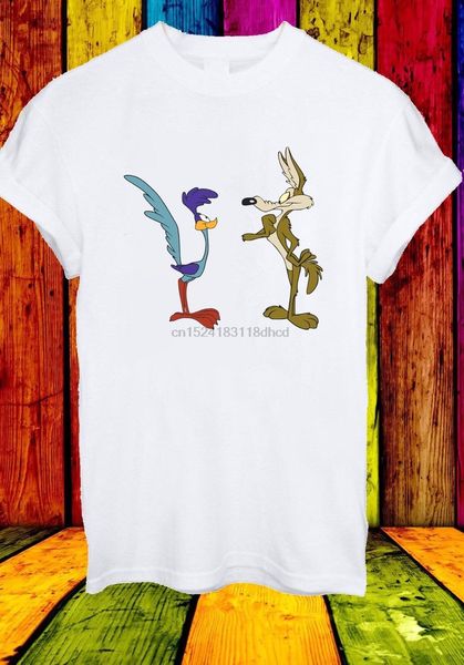 

wile e. coyote and the road runner cartoon movie men women t-shirt 647