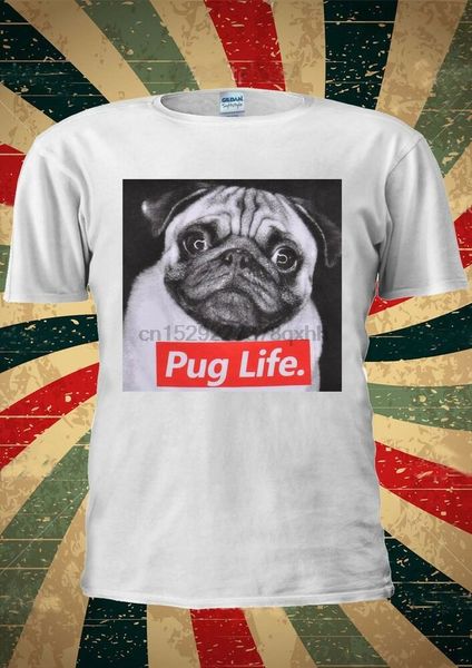 

pug life dog puglife funny cute tumblr fashion t shirt men women 1788