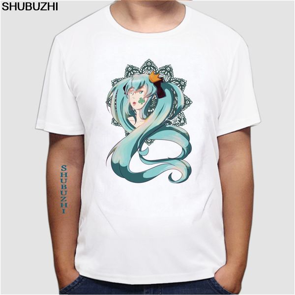 

новые vocaloid футболка косплей симпатичный милый tx141 hatsune miku тенниска аниме японская анимация известные новизны лето мужская