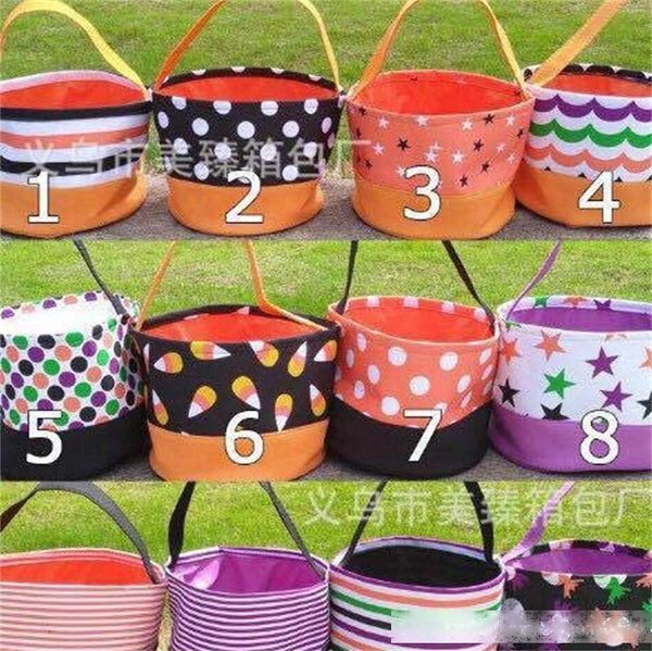 

new arrival girls boys child candy collection bag handbag spirit festival storage basket halloween printing bucket 11 5jz