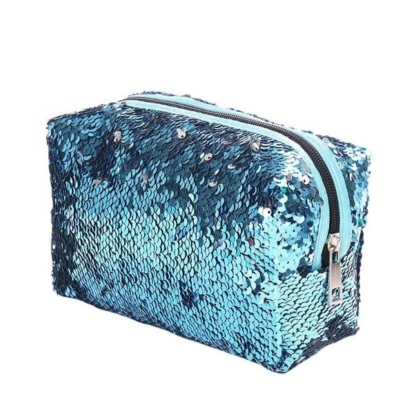 

cosmetic bags & cases sequin bag color reversible make up pencil women girls case gift