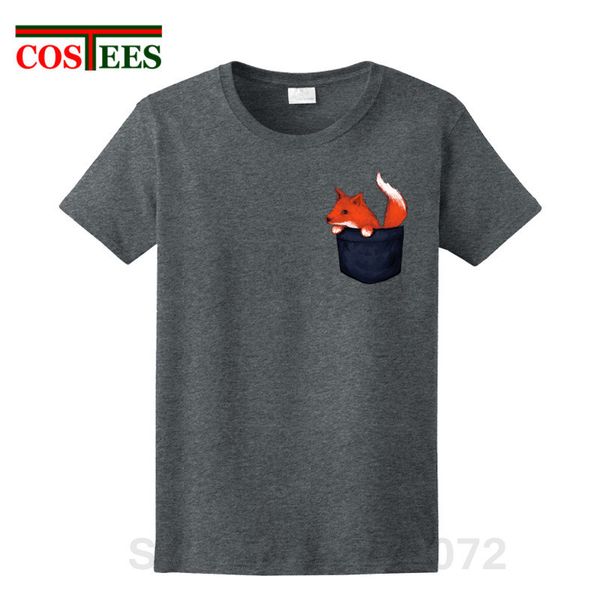 

foxy fnaf freddy t shirt menstreetwear little pocket fox t-shirt plush foxy tshirt teenager kids brand clothes boys cute apparel