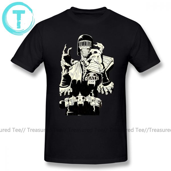 

dredd t shirt judge death t-shirt casual graphic tee shirt 100 cotton awesome short sleeves male oversized tshirt