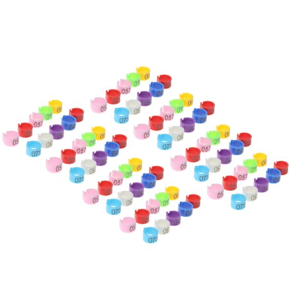 

50 pieces bird pigeon special rfid foot ring with electronic chip tags