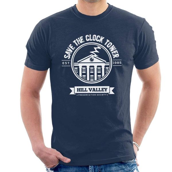 

back to the future save the clock tower men's shirt new 2020 fashion summer o neck cotton cross fit custom printed t shirts