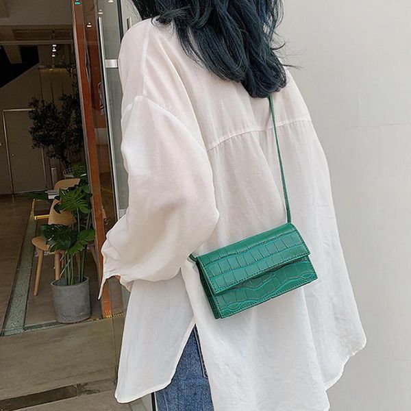 

retro crossbody bags for women 2020 fashion casual plaid printed serpentine crossbody bags ladies messenger bag bolso mujer