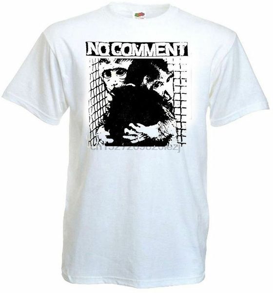 

no comment v8 t shirt white hardcore punk powerviolence sizes s 5xl