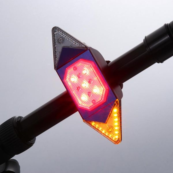 

led bike turn signal light wireless remote control usb rechargeable bicycle indicator waterproof rear bicycle lights