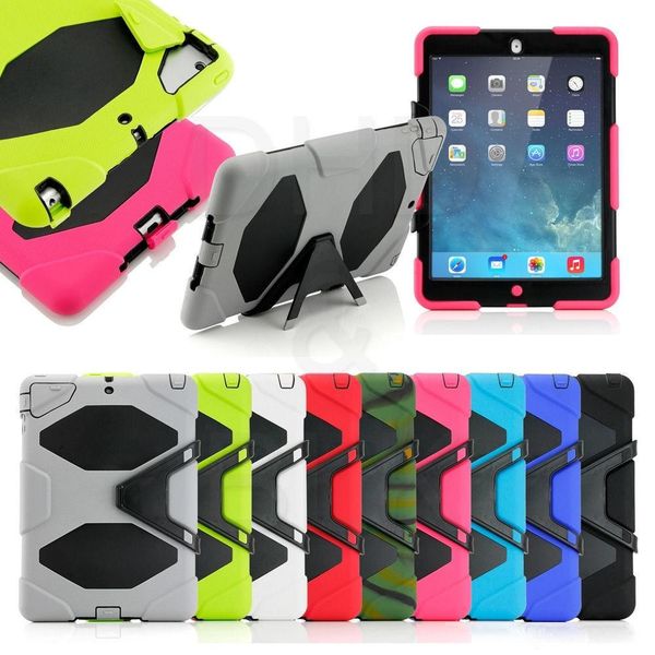 

for samsung tab 3 4 7.0 p3200 ipad mini 2 3 4 5 6 air military extreme heavy duty shockproof case stand