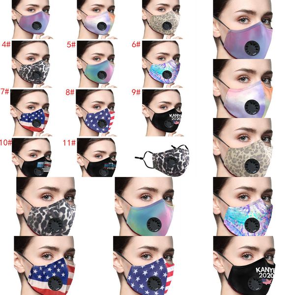 

mask women face washable cotton fashion face masks with pm2.5 filter breather valve anti-f c4au