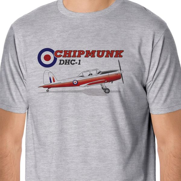 

fashion 2019 brand design t shirts casual de havilland chipmunk dhc-1 t shirt logo summer t shirt brand fitness body t-shirt