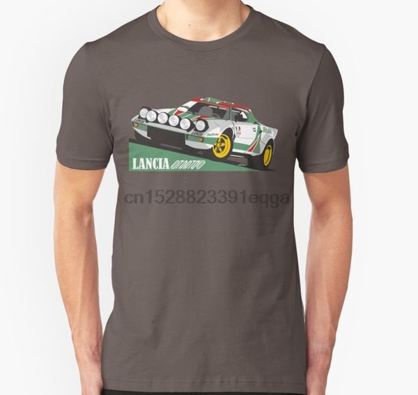 

men short sleeve tshirt lancia stratos hf alitalia livery t shirt women t-shirt
