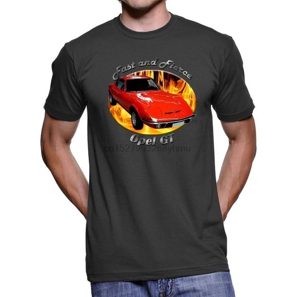 

классический opel gt быстро и fierce men`s dark t-shirt