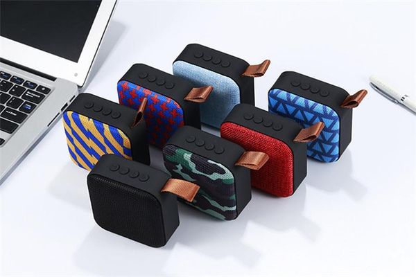 

wireless bluetooth mini speaker portable card aux usb input subwoofer mobile audio box with mic