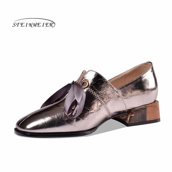 

women summer leather shoes woman brogue lady flats shoes vintage sneakers laces spring casual for women 2020, Black