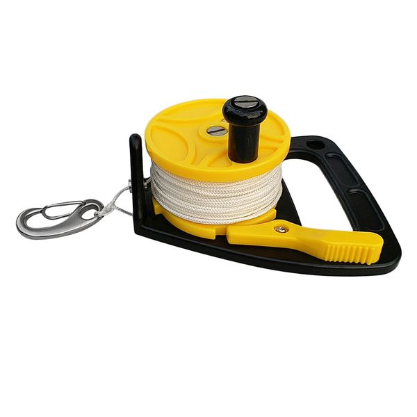 

scuba diving wreck reel kayak anchor with handle 150ft line snap hook