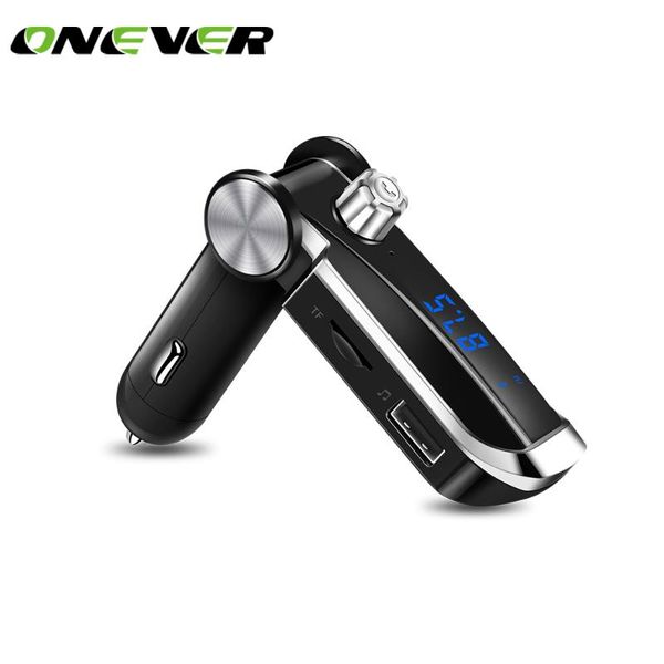 

fm transmitter bluetooth handscar kit wireless mp3 radio modulator usb tf audio player lcd display dual usb charger