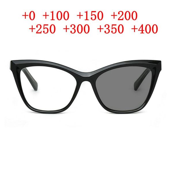 

sunglasses 2021 fashion oversized leopard frame sun pochromic women reading glasses man retro discoloration nx, White;black
