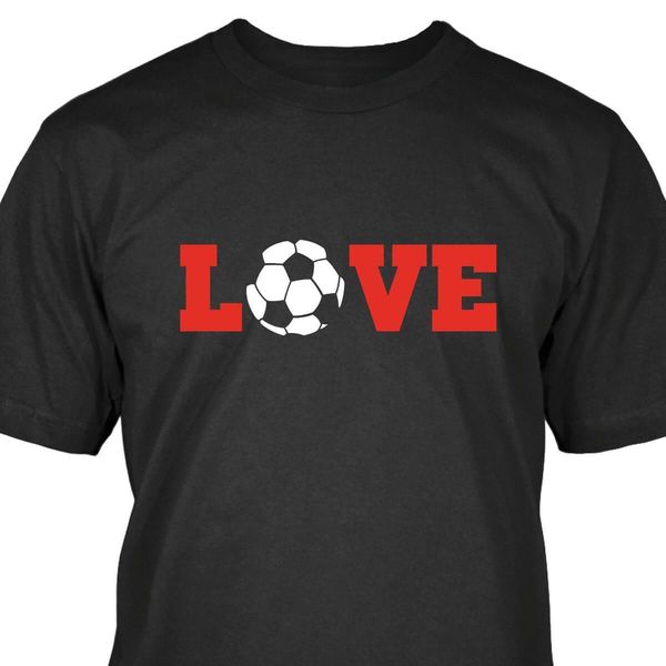 

2019 new fashion love footballer t-shirt tee shirt