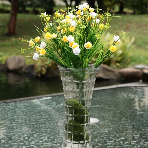 

artificial flower spring grass rose plant wedding home garden decor