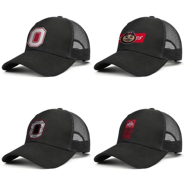 

ohio state buckeyes футбол белый регулируемое trucker cap моды бейсбол hat урожай папа шаровые шапки для мужчин женщин красный серый камуфля, Blue;gray