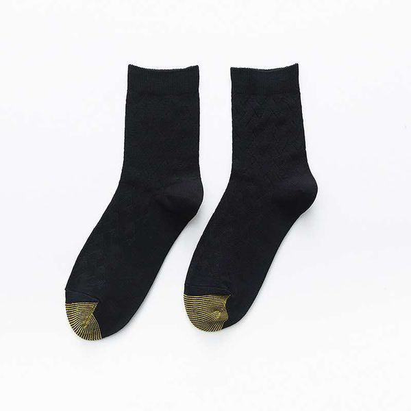 

autumn and winter bamboo fiber men's socks business men's medium tube socks bamboo fiber comfortable odor proof, Black