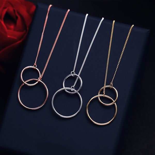 

chokers boho vintage silver color circle necklaces pendants for women statement girls gifts christmas jewelry colar, Golden;silver