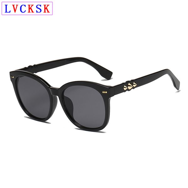 

women fashion vintage rivets myopia polarized sunglasses female nearsighted spectacles round shortsighted eyeglasses -1.0~-6 n5, White;black