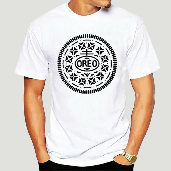 

тенниску с коротким рукавом oreo cookie символ (черный) мужская футболка тройник вершины wo tshirt-0503d