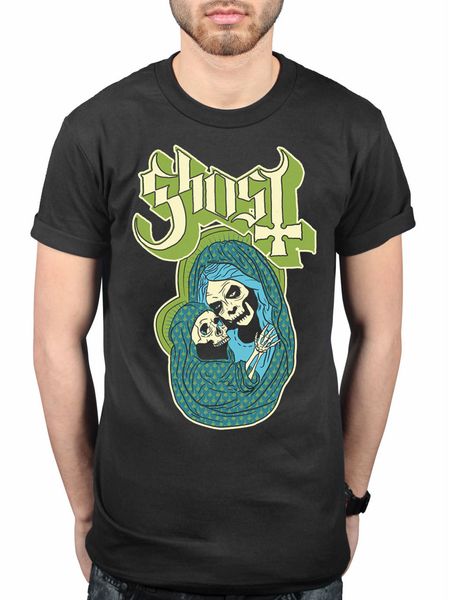 

official ghost chosen son t-shirt meliora green grey keyline infestissuma rock 100% cotton t shirts brand clothing tees