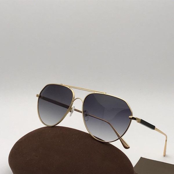 

new fashion designer sunglasses 0670 metal pilot frame with popular style elling protection eyewear uv 400 lens, White;black