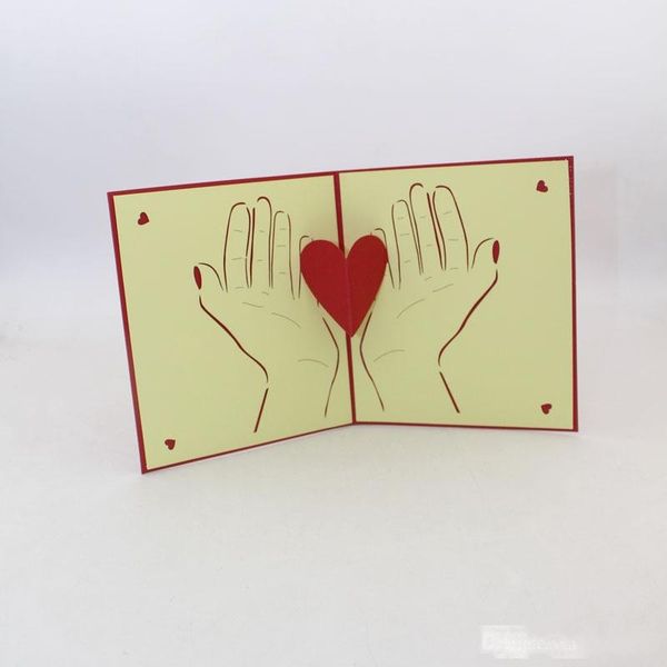 

3d heart greeting cards mother s day teacher gift for mother vintage handmade valentine s day ing