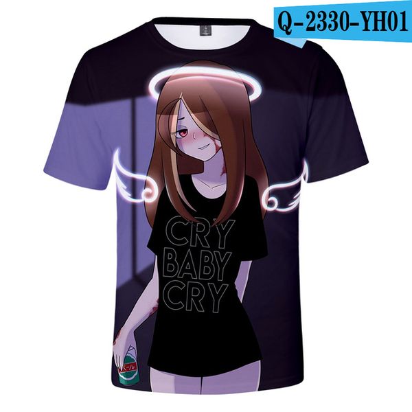 

cry baby melanie martinez cotton elling brand 3d print shirts plus size aesthetic hentai men clothing