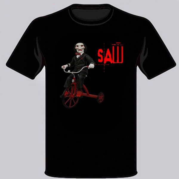

new saw horror movie film icon men's black t-shirt size s-3xl men clothes tee shirt