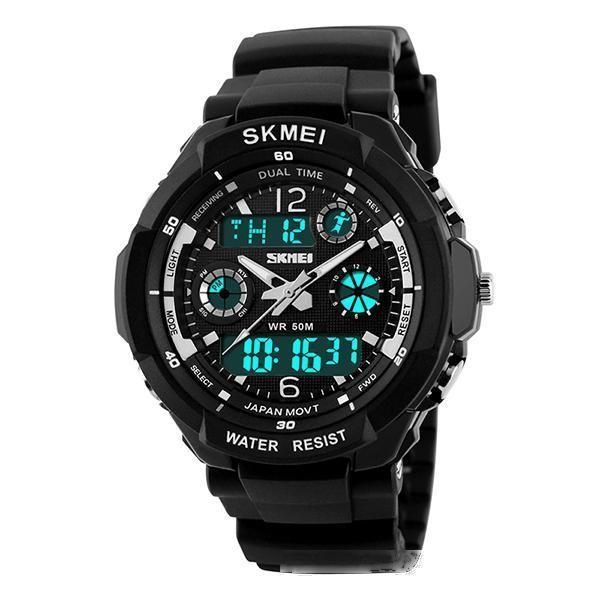 

shock men sports watches analog quartz digital watch multifunctional military watch men masculino fashion sport watch