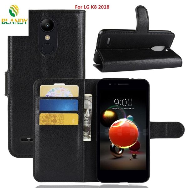 

phone case for lg g7 litchi lychee wallet leather pu tpu phone stand cover case for lg k10 k8 2018
