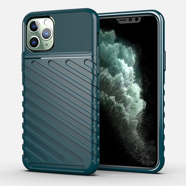 

3.5mm thunder series tpu armor case cover for iphone 11 pro 11 pro max xs xr xs max 6 7 8 plus 400pcs/lot