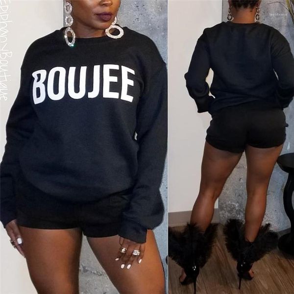 

sleeve o-neck loose ladies sweatshirts spring autumn casual couples womens hoodies designer womens hoodies letters long, Black