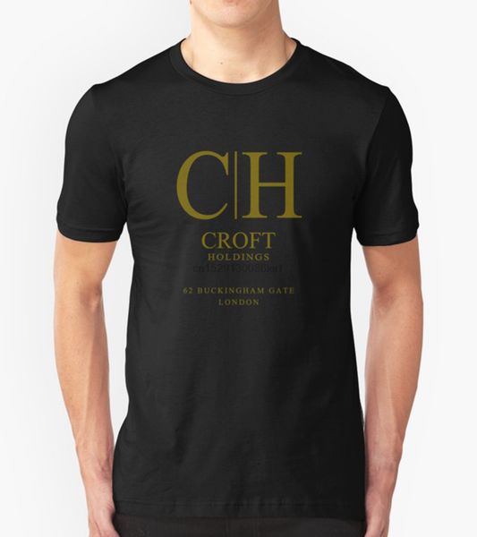 

croft holdings t shirt lara croft fandom gamer ps4 birthday present