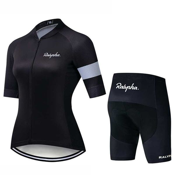

raphaful задействуя одежда 2020 pro team ropa ciclismo mujer с коротким рукавом велоспорт джерси установить mtb велосипед uniforme, Black;blue
