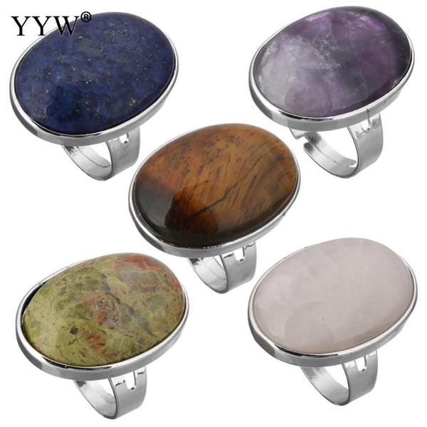 

cluster rings vintage antique natural stone ring fashion jewelry blue turquoises sea opal finger for women wedding anniversary 7-10, Golden;silver