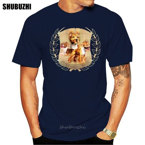 

american staffordshire terrier amstaff t shirt men create 100% cotton euro size s-3xl anti-wrinkle new fashion spring tshirt