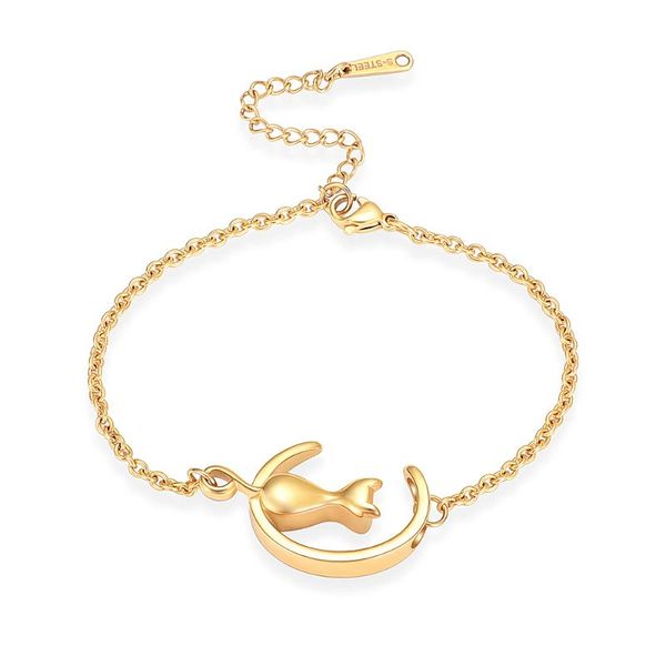

k5116 cremation bracelet for ashes stainless steel cat urn bracelet holder ashes for pet keepsake memorial urn, Black