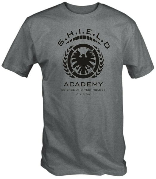 

s.h.i.e.l.d academy t shirt shiled agents sci fi movie comic superhero summer 2019 cotton normal custom design shirts