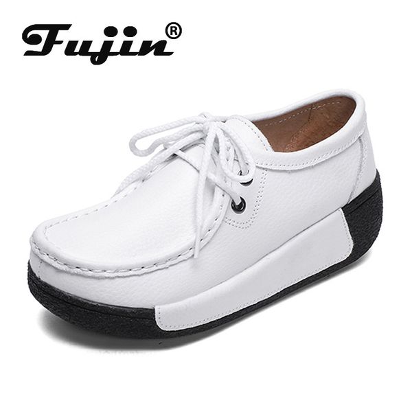 

fujin women boots ankle short suede lace up woman shoes autumn ladies zipper casual low heels sewing female fashion booties, Black
